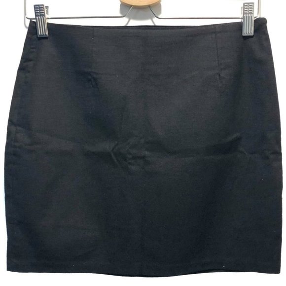 PrettyGirl Solid Black Mini Pencil Skirt Size XS - Picture 4 of 8